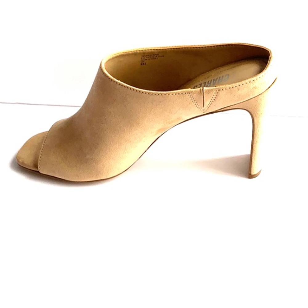 CHARLES STYLE SUEDE MULES.          Sz 8M